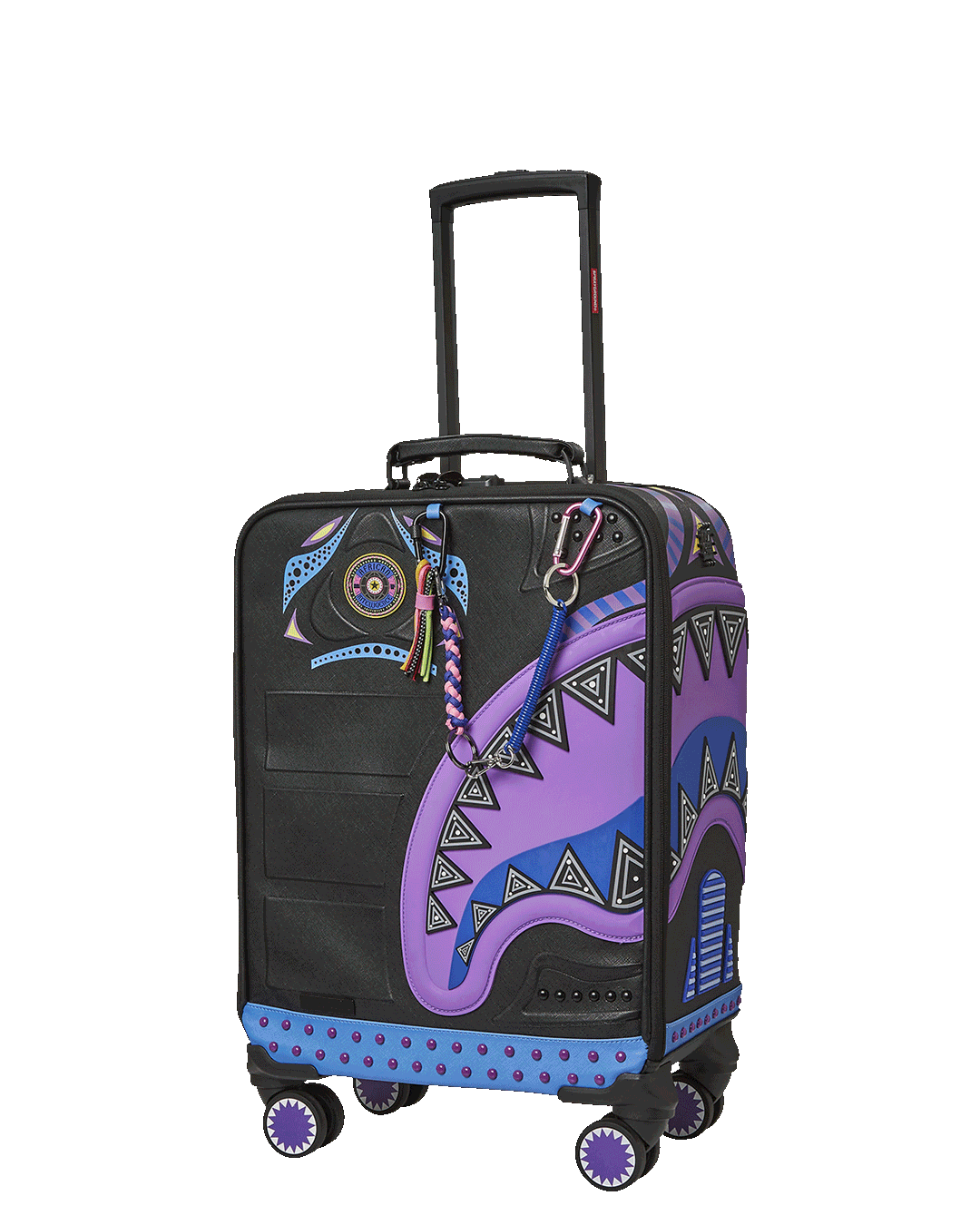 Sprayground - A.I. BROOKLYN & BEYOND - SANDFLOWER COLLAB IMPERIAL CARRY-ON LUGGAGE