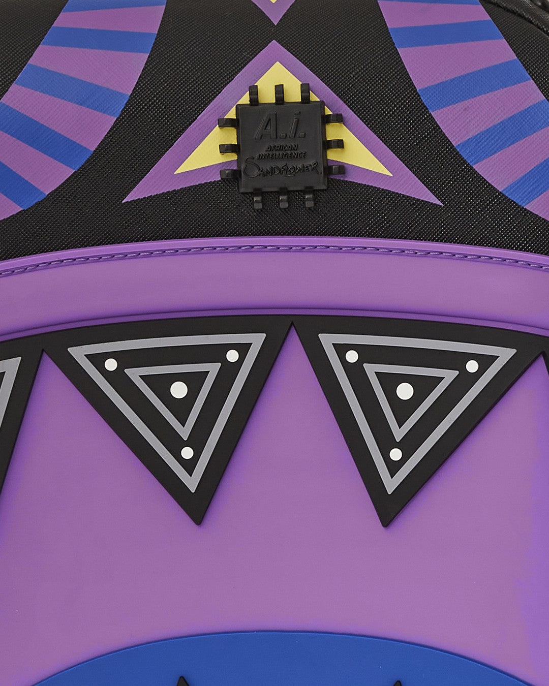 Sprayground - A.I. BROOKLYN & BEYOND - SANDFLOWER COLLAB IMPERIAL CARRY-ON LUGGAGE