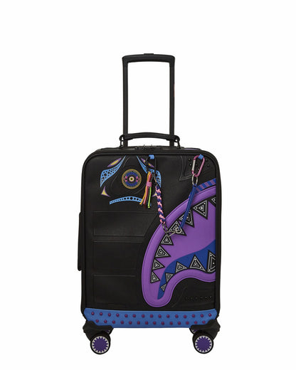 Sprayground - A.I. BROOKLYN & BEYOND - SANDFLOWER COLLAB IMPERIAL CARRY-ON LUGGAGE