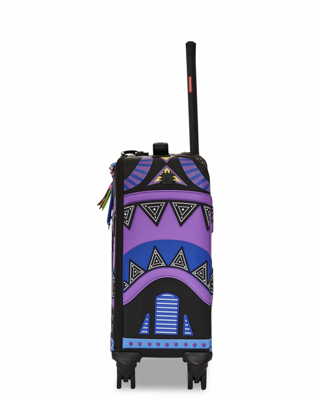Sprayground - A.I. BROOKLYN & BEYOND - SANDFLOWER COLLAB IMPERIAL CARRY-ON LUGGAGE