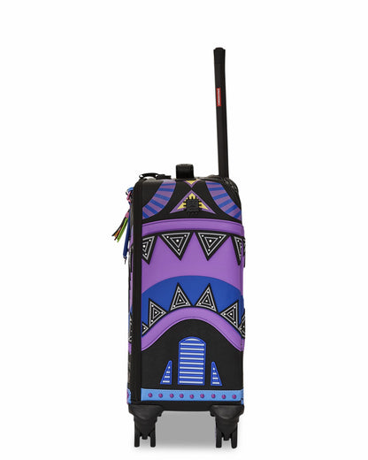 Sprayground - A.I. BROOKLYN & BEYOND - SANDFLOWER COLLAB IMPERIAL CARRY-ON LUGGAGE