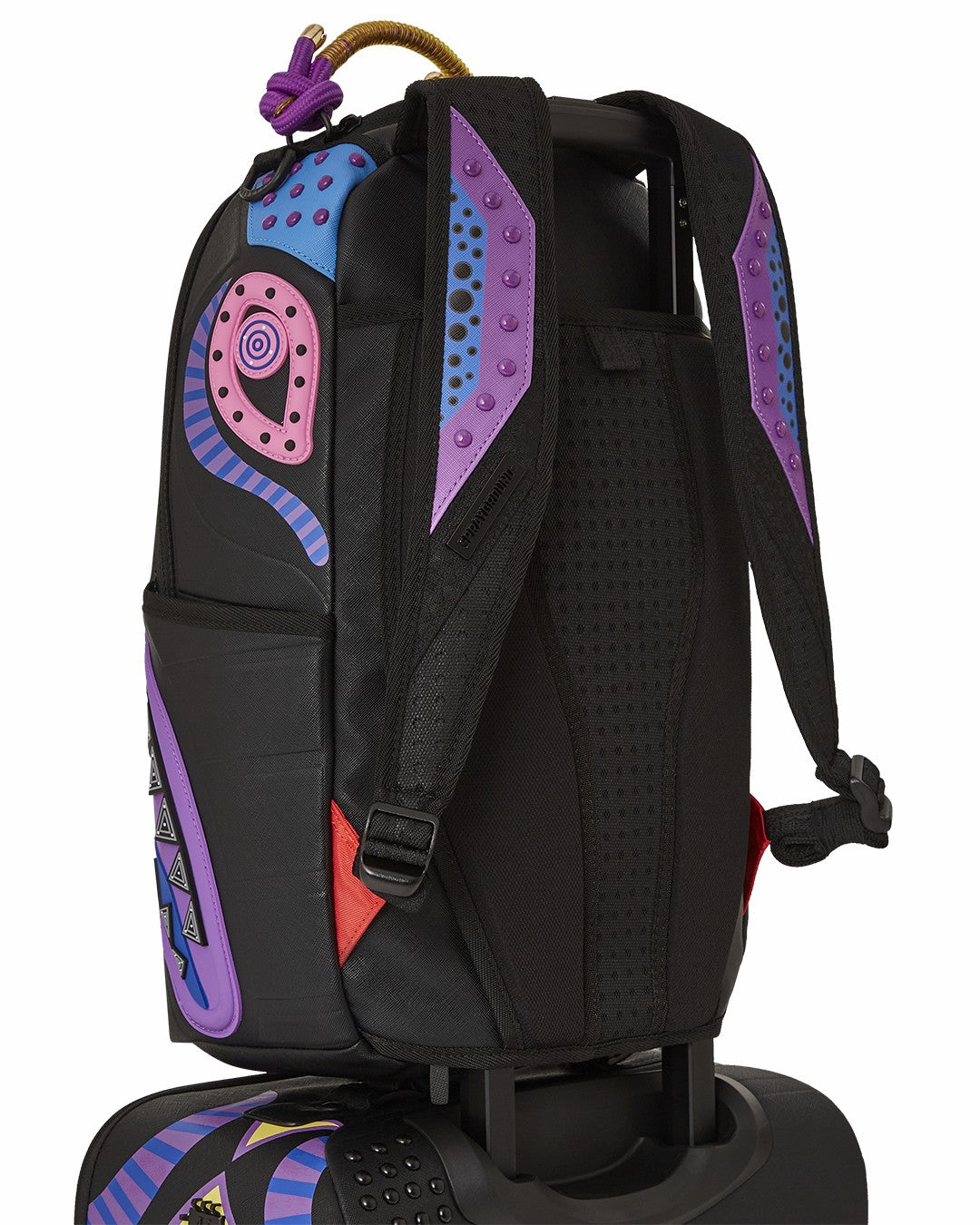 Sprayground - A.I. BROOKLYN & BEYOND - SANDFLOWER COLLAB IMPERIAL CARRY-ON LUGGAGE