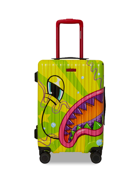 Sprayground - SLIME DIME SHARKNAUTICS HARDSHELL CARRY-ON LUGGAGE