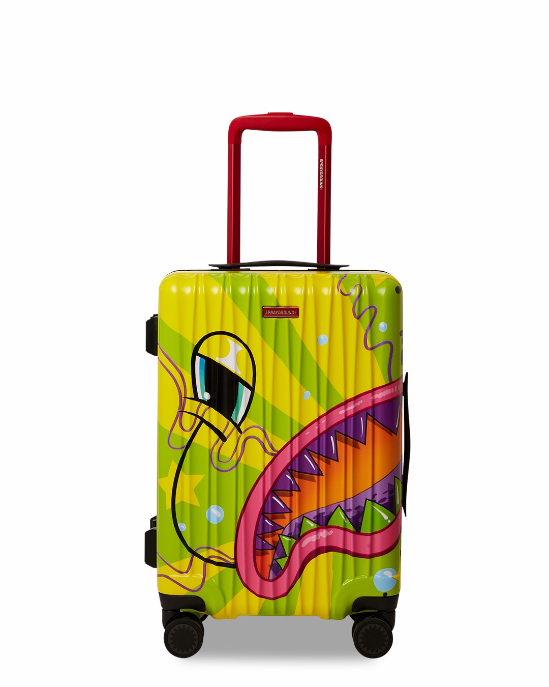 Sprayground - SLIME DIME SHARKNAUTICS HARDSHELL CARRY-ON LUGGAGE