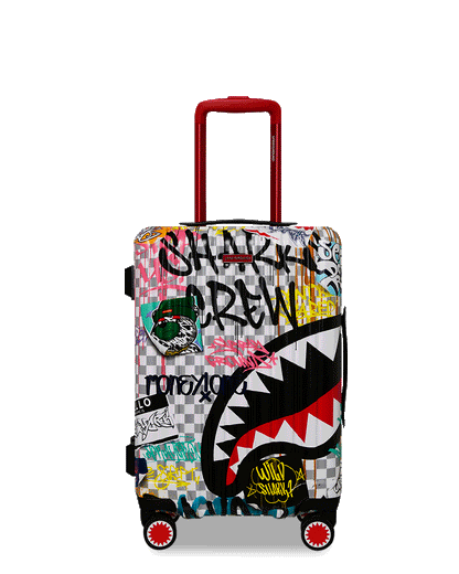 Sprayground - CREATE ANOTHER DAY SHARKNAUTICS HARDSHELL CARRY-ON LUGGAGE