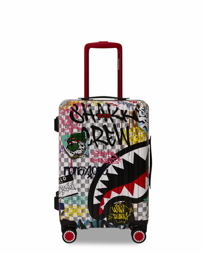 Sprayground - CREATE ANOTHER DAY SHARKNAUTICS HARDSHELL CARRY-ON LUGGAGE