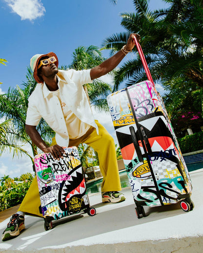 Sprayground - CREATE ANOTHER DAY SHARKNAUTICS HARDSHELL CARRY-ON LUGGAGE