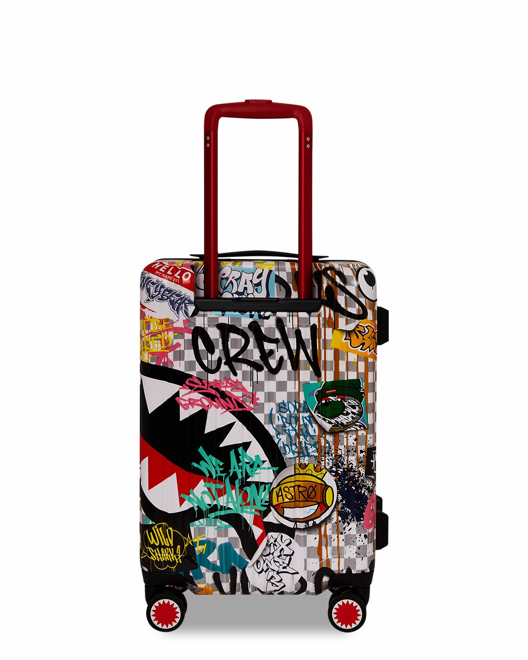 Sprayground - CREATE ANOTHER DAY SHARKNAUTICS HARDSHELL CARRY-ON LUGGAGE