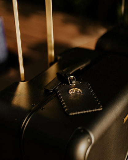 Sprayground - REALITY CHECK SHARKITECTURE CARRY-ON JETBLACK LUGGAGE (GOLD HARDWARE)