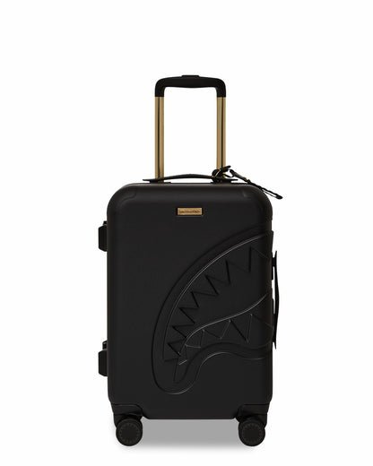 Sprayground - REALITY CHECK SHARKITECTURE CARRY-ON JETBLACK LUGGAGE (GOLD HARDWARE)