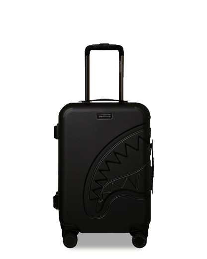 Sprayground - REALITY CHECK SHARKITECTURE CARRY-ON JETBLACK LUGGAGE (GUNMETAL HARDWA