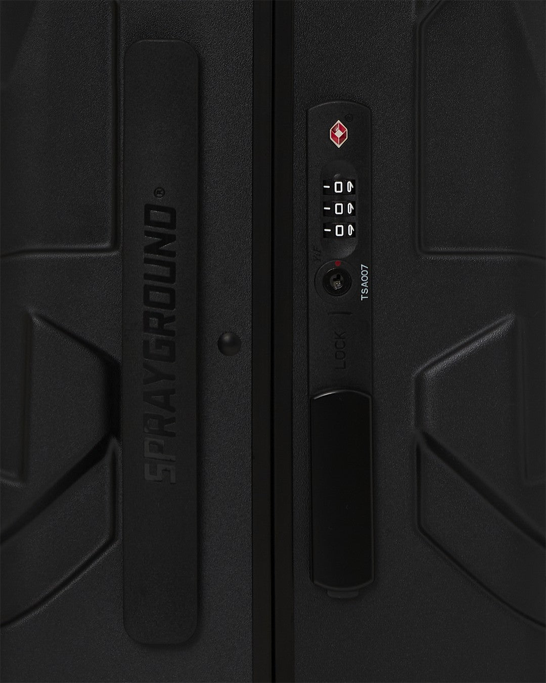 Sprayground - REALITY CHECK SHARKITECTURE CARRY-ON JETBLACK LUGGAGE (GUNMETAL HARDWA