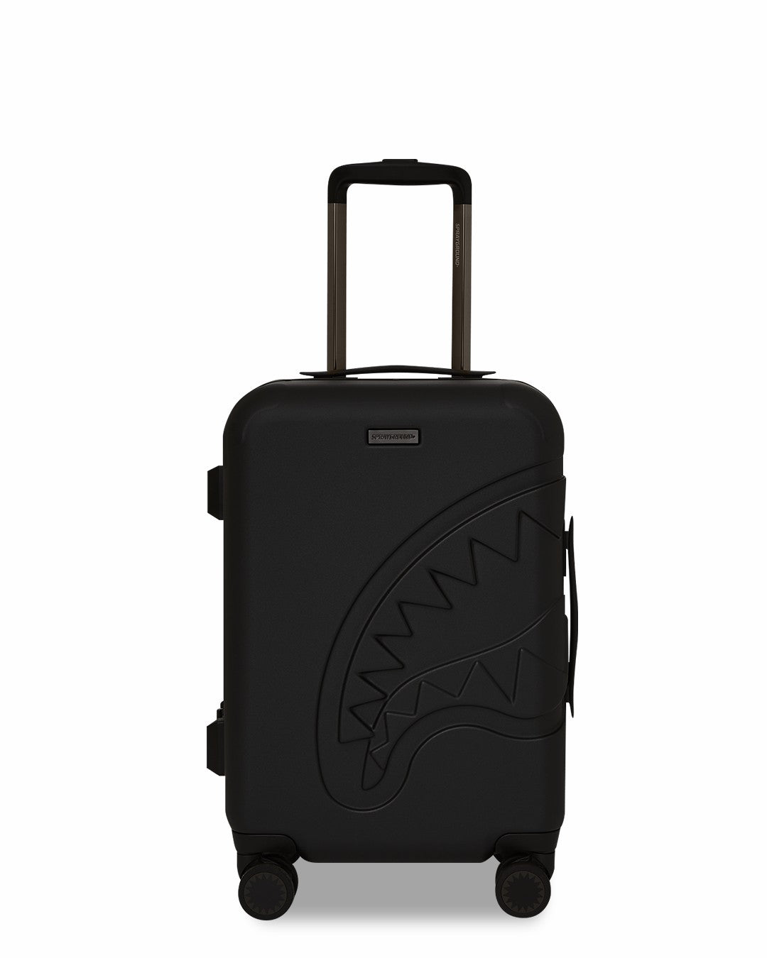 Sprayground - REALITY CHECK SHARKITECTURE CARRY-ON JETBLACK LUGGAGE (GUNMETAL HARDWA
