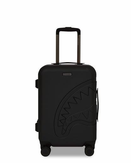 Sprayground - REALITY CHECK SHARKITECTURE CARRY-ON JETBLACK LUGGAGE (GUNMETAL HARDWA