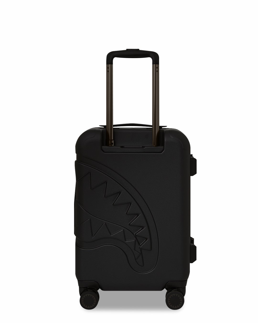Sprayground - REALITY CHECK SHARKITECTURE CARRY-ON JETBLACK LUGGAGE (GUNMETAL HARDWA