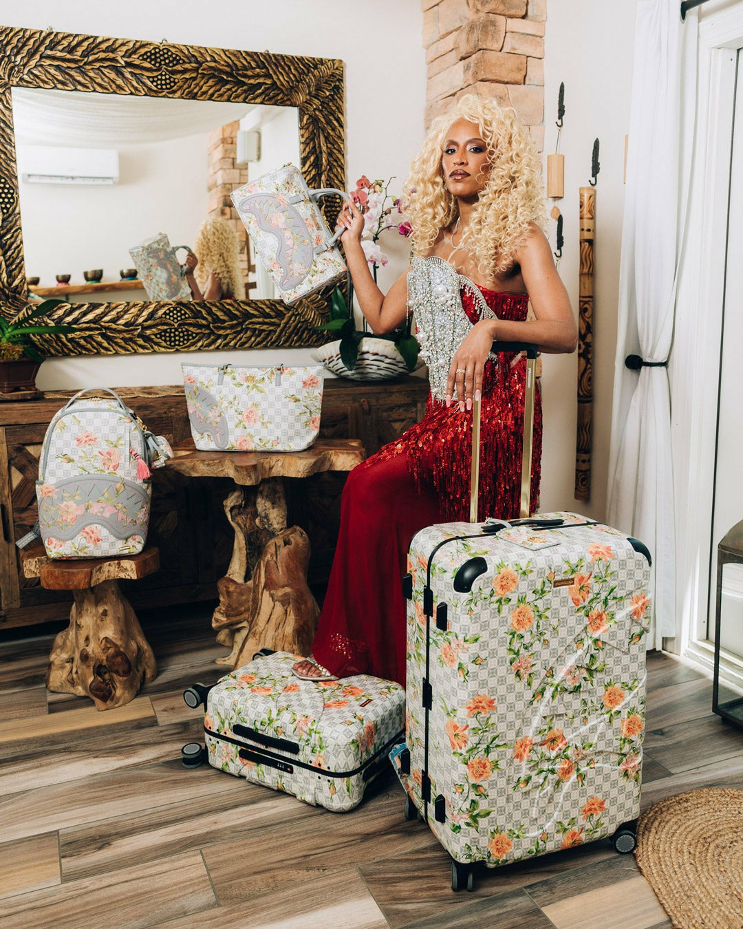 Sprayground - A.I. AFRICAN INTELLIGENCE ELEGANT ENERGY SHARKITECTURE FULL SIZE LUGGA