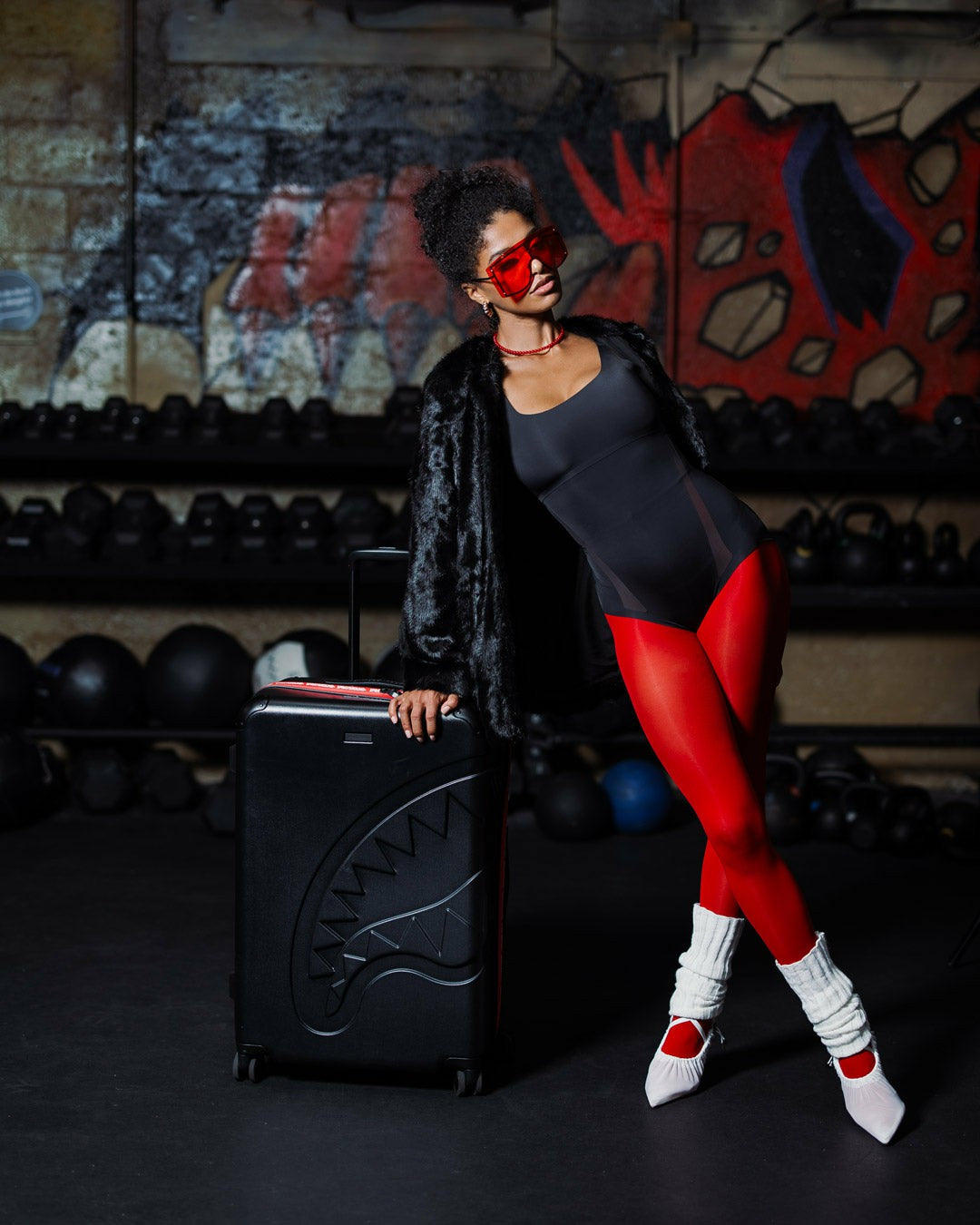 Sprayground - THE HERO SHARKITECTURE FULL-SIZE LUGGAGE