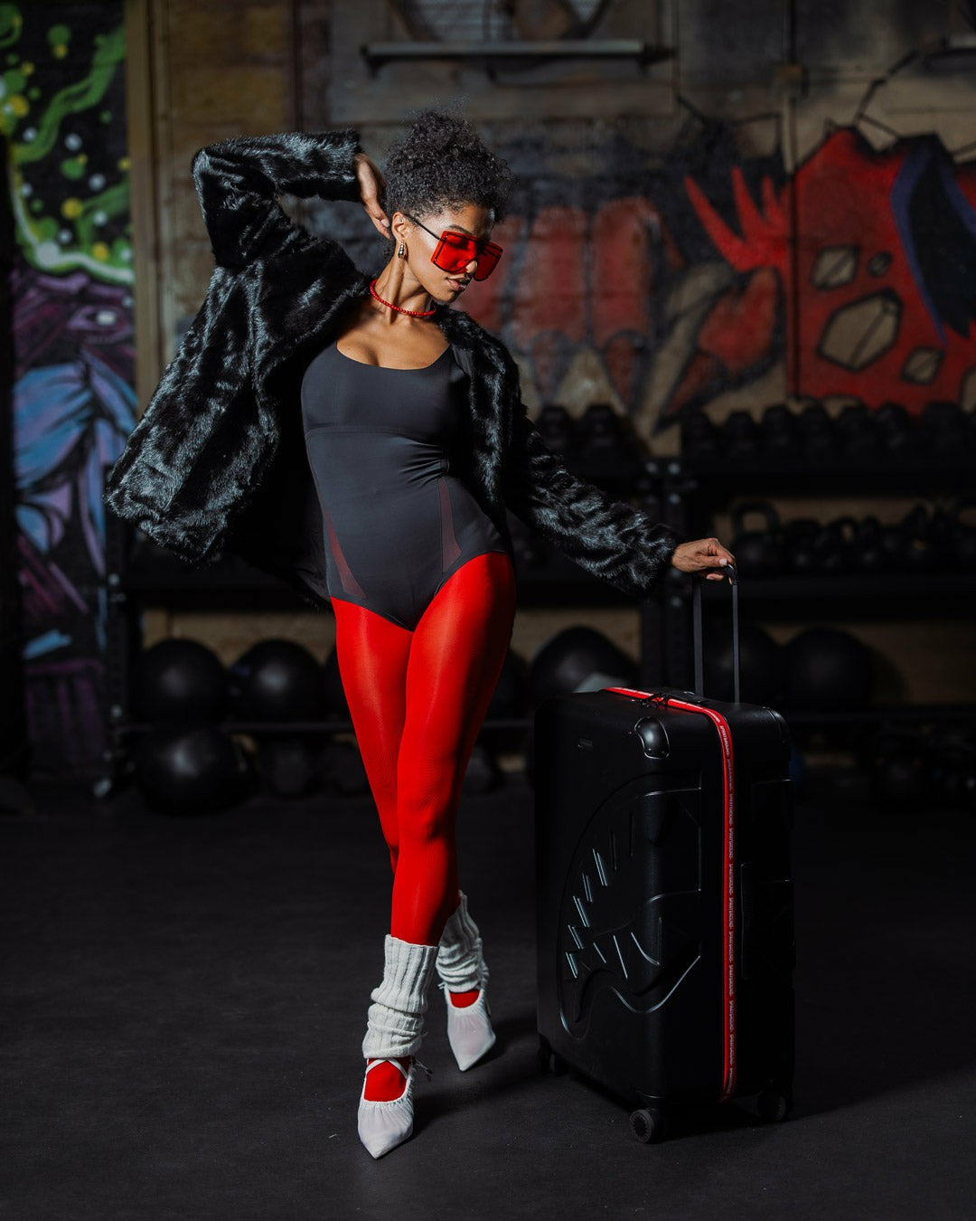 Sprayground - THE HERO SHARKITECTURE FULL-SIZE LUGGAGE