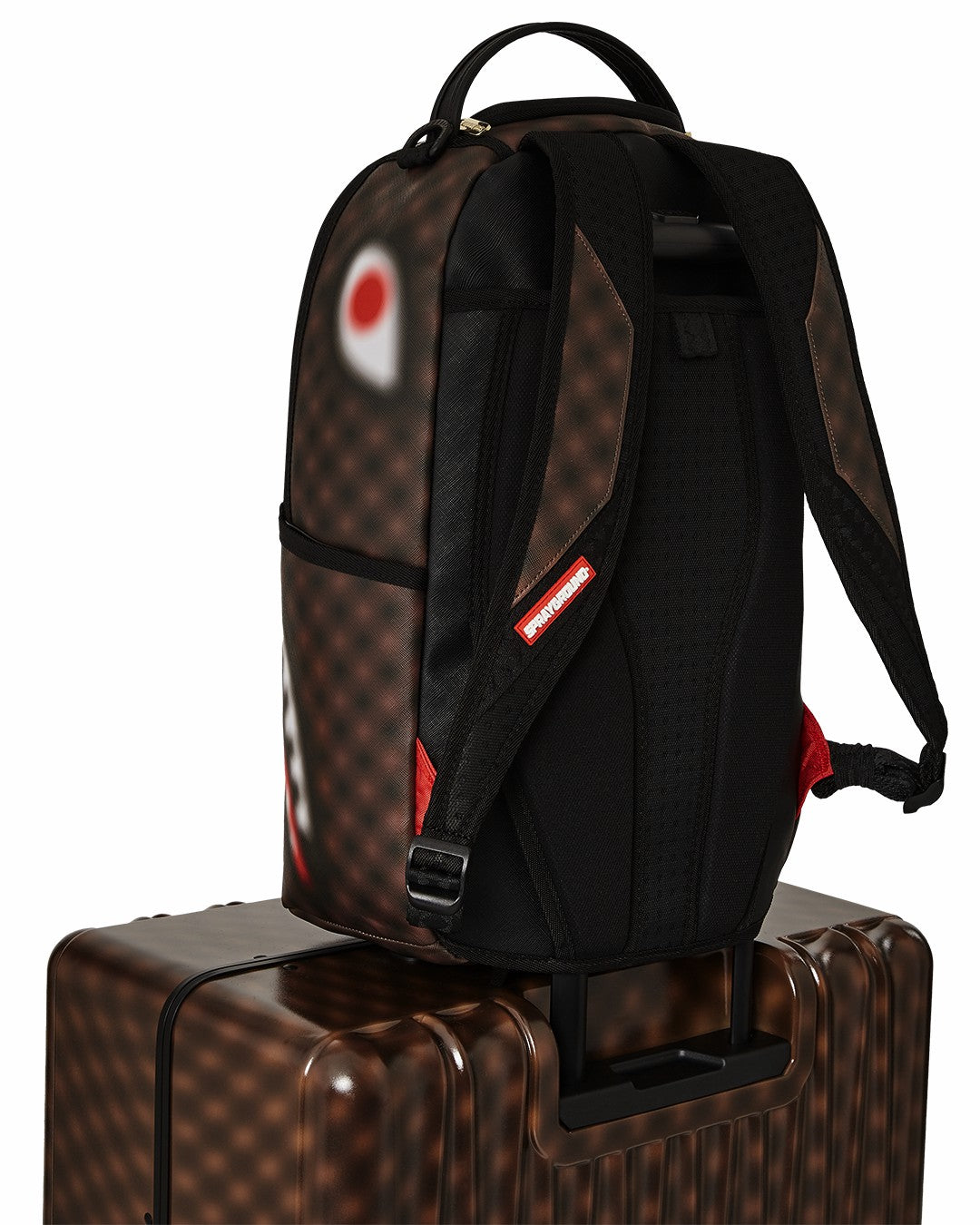 Sprayground - SHARKS IN PARIS BLUR EFFECT FULL SIZE LUGGAGE