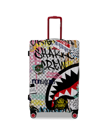 Sprayground - CREATE ANOTHER DAY SHARKNAUTICS HARDSHELL FULL-SIZE LUGGAGE