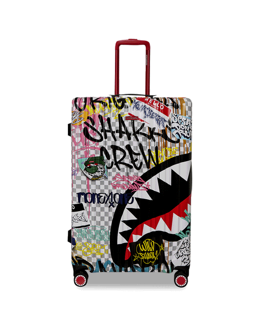Sprayground - CREATE ANOTHER DAY SHARKNAUTICS HARDSHELL FULL-SIZE LUGGAGE