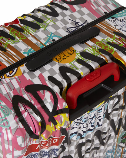 Sprayground - CREATE ANOTHER DAY SHARKNAUTICS HARDSHELL FULL-SIZE LUGGAGE