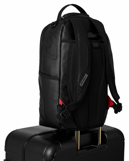 Sprayground - REALITY CHECK SHARKITECTURE FULL-SIZE JETBLACK LUGGAGE (GOLD HARDWARE)