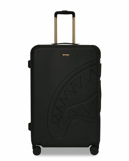 Sprayground - REALITY CHECK SHARKITECTURE FULL-SIZE JETBLACK LUGGAGE (GOLD HARDWARE)