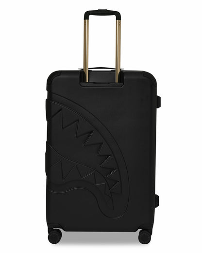 Sprayground - REALITY CHECK SHARKITECTURE FULL-SIZE JETBLACK LUGGAGE (GOLD HARDWARE)