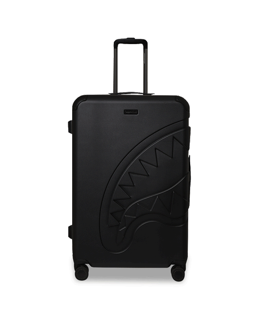 Sprayground - REALITY CHECK SHARKITECTURE FULL-SIZE JETBLACK LUGGAGE (GUNMETAL HARDW