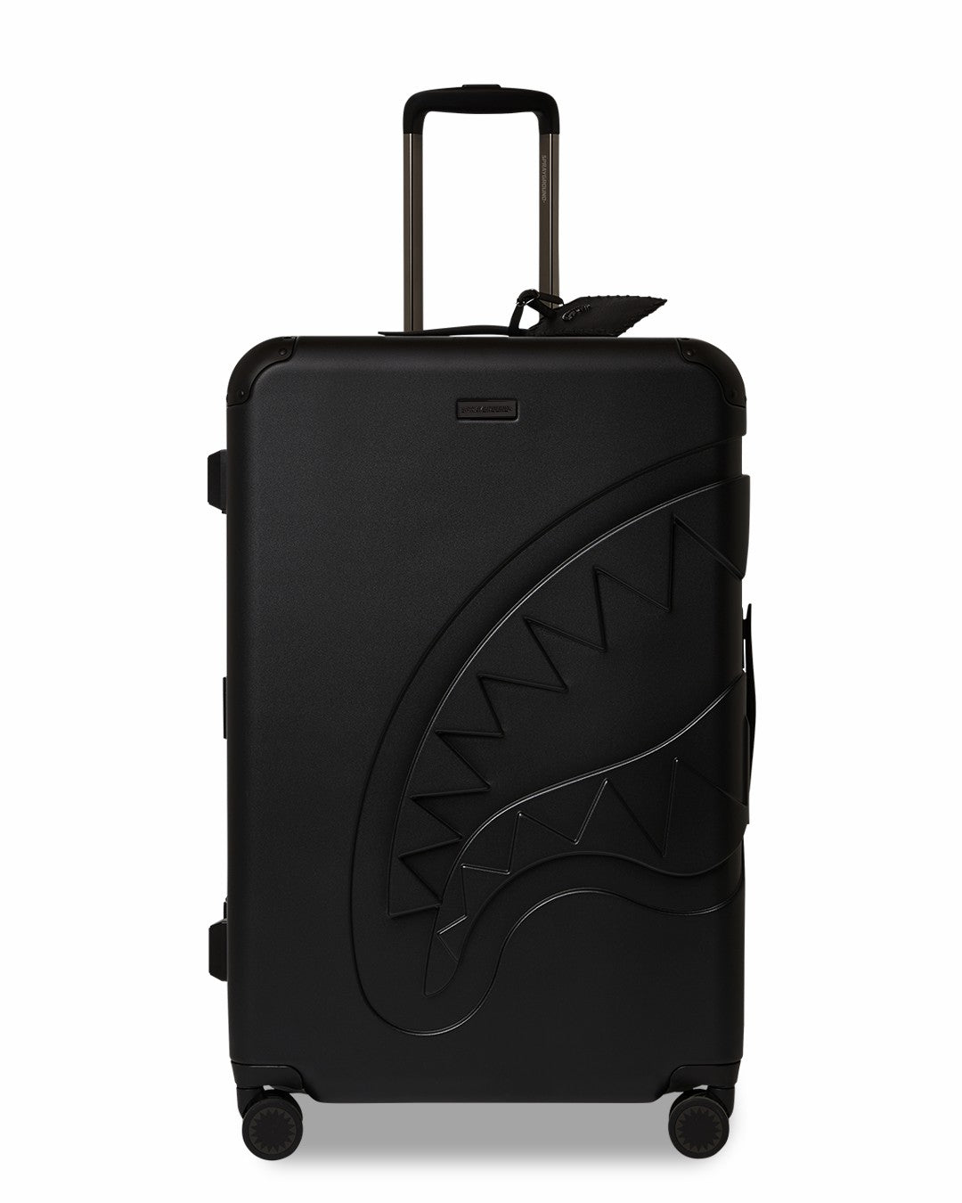 Sprayground - REALITY CHECK SHARKITECTURE FULL-SIZE JETBLACK LUGGAGE (GUNMETAL HARDW