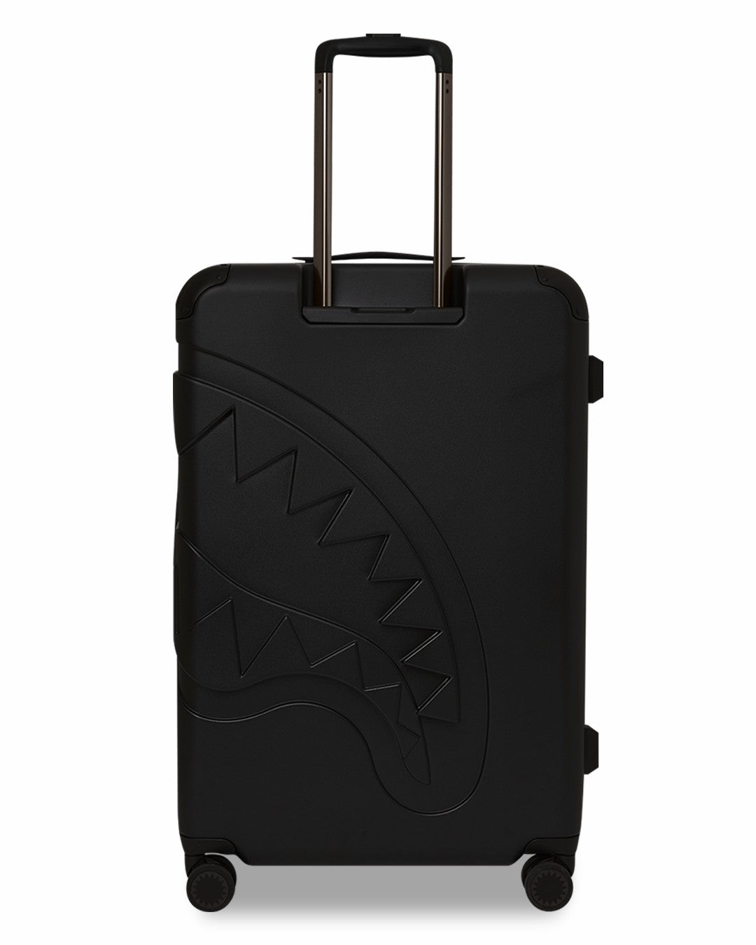 Sprayground - REALITY CHECK SHARKITECTURE FULL-SIZE JETBLACK LUGGAGE (GUNMETAL HARDW