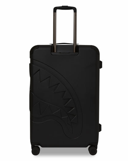 Sprayground - REALITY CHECK SHARKITECTURE FULL-SIZE JETBLACK LUGGAGE (GUNMETAL HARDW