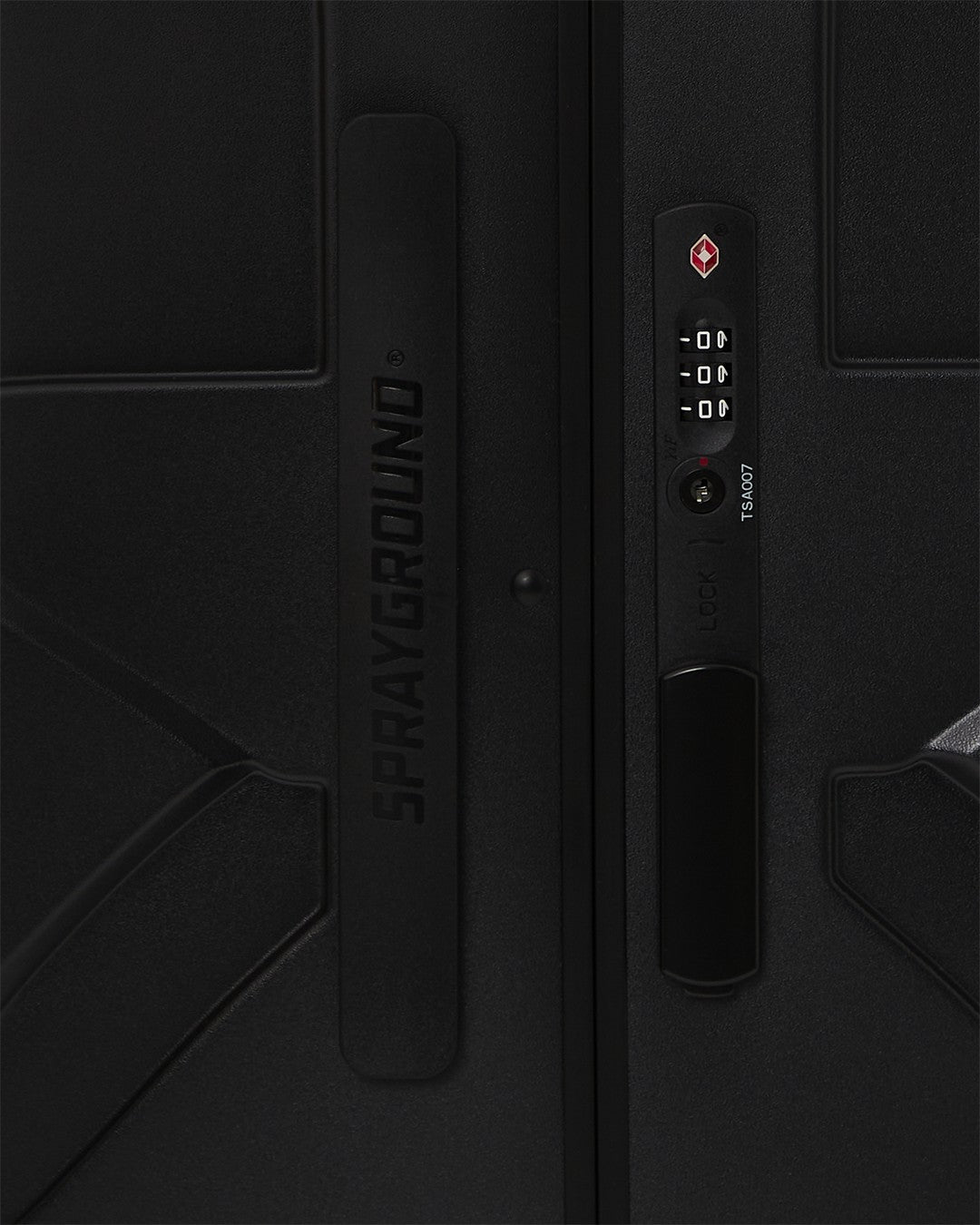 Sprayground - REALITY CHECK SHARKITECTURE FULL-SIZE JETBLACK LUGGAGE (GUNMETAL HARDW