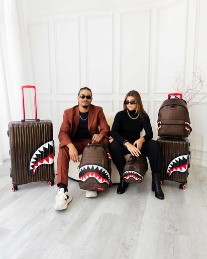 Sprayground - FRENZY SHARKS SHARKNAUTICS HARDSHELL FULL-SIZE LUGGAGE