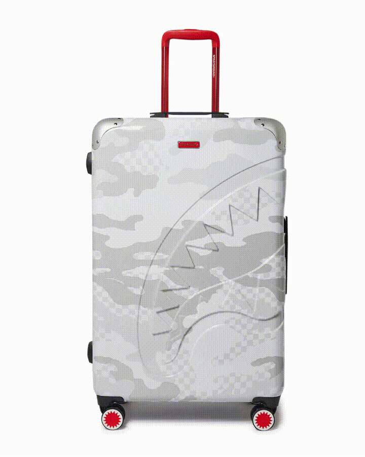 Sprayground - 3AM LE BLANC SHARKNAUTICS HARDSHELL FULL-SIZE LUGGAGE