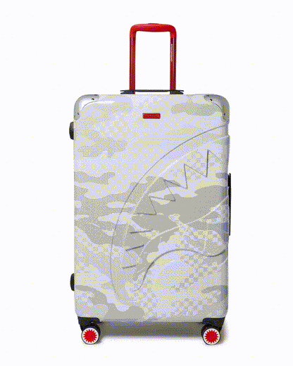 Sprayground - 3AM LE BLANC SHARKNAUTICS HARDSHELL FULL-SIZE LUGGAGE