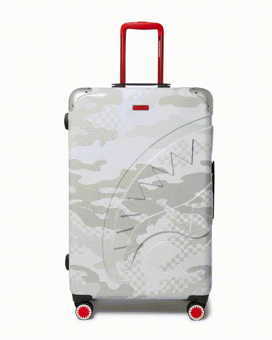 Sprayground - 3AM LE BLANC SHARKNAUTICS HARDSHELL FULL-SIZE LUGGAGE