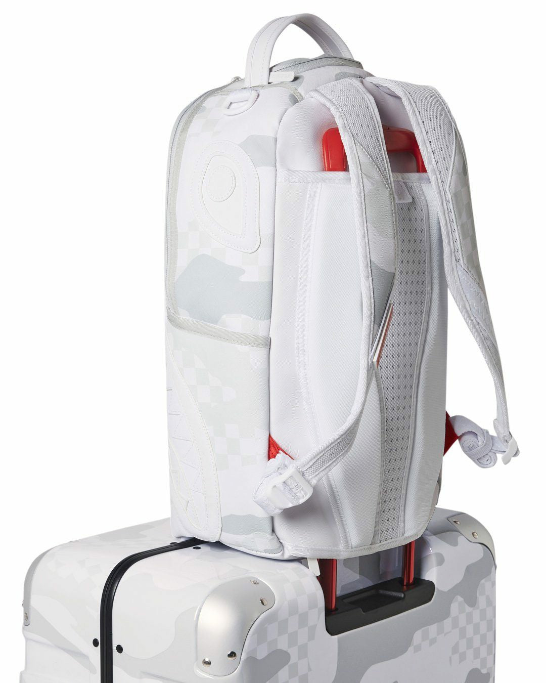 Sprayground - 3AM LE BLANC SHARKNAUTICS HARDSHELL FULL-SIZE LUGGAGE