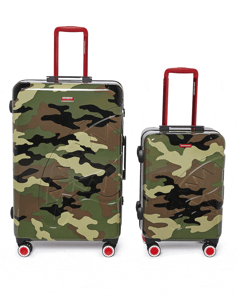 Sprayground - JUNGLE PARIS 2 PC LUGGAGE SET (CARRY-ON & FULL-SIZE)
