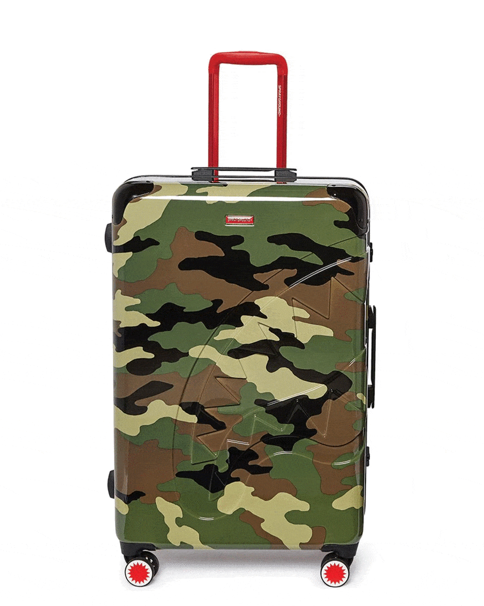 Sprayground - JUNGLE PARIS 29.5” FULL-SIZE SHARKITECTURE LUGGAGE