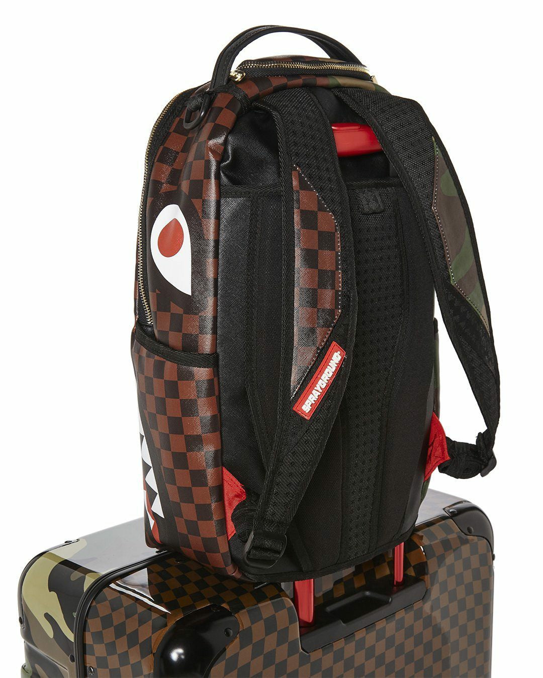 Sprayground - JUNGLE PARIS 29.5” FULL-SIZE SHARKITECTURE LUGGAGE