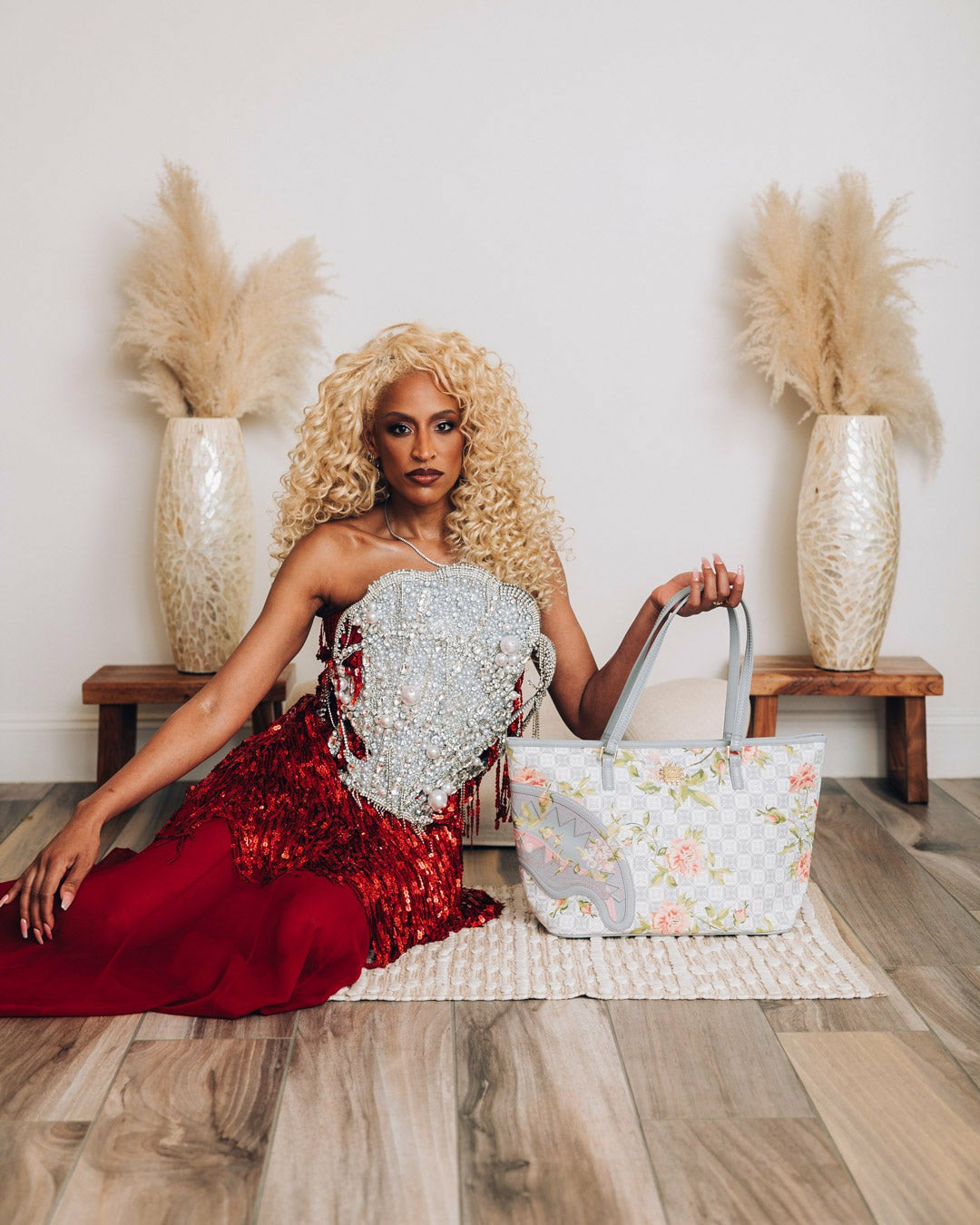 Sprayground - A.I. AFRICAN INTELLIGENCE ELEGANT ENERGY TOTE - SANDFLOWER COLLAB