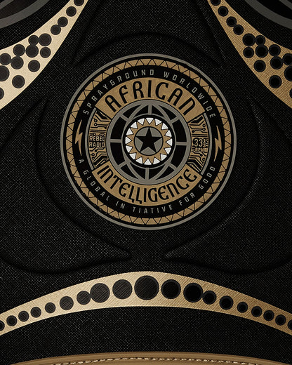 Sprayground - A.I. AFRICAN INTELLIGENCE SHARKS OF THE GOLD OCEAN BACKPACK - SANDFLOW