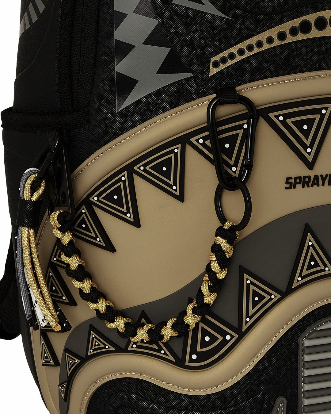 Sprayground - A.I. AFRICAN INTELLIGENCE SHARKS OF THE GOLD OCEAN BACKPACK - SANDFLOW