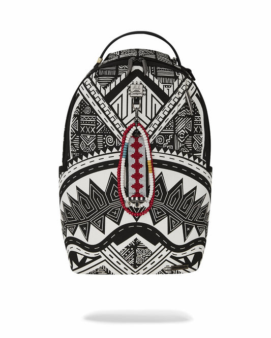 Sprayground - A.I. AFRICAN INTELLIGENCE THE SKYHAWK BACKPACK - SANDFLOWER COLLAB