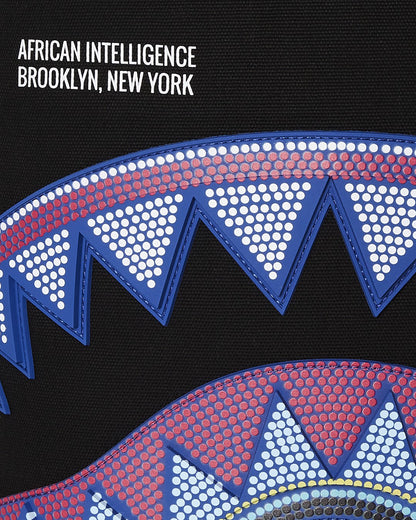 Sprayground - A.I. AFRICAN INTELLIGENCE BORN AND RAISED BACKPACK - SANDFLOWER COLLAB