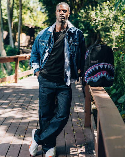 Sprayground - A.I. AFRICAN INTELLIGENCE BORN AND RAISED BACKPACK - SANDFLOWER COLLAB