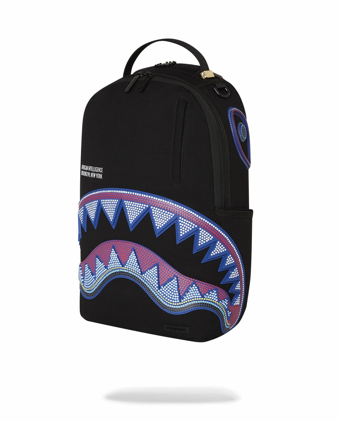 Sprayground - A.I. AFRICAN INTELLIGENCE BORN AND RAISED BACKPACK - SANDFLOWER COLLAB