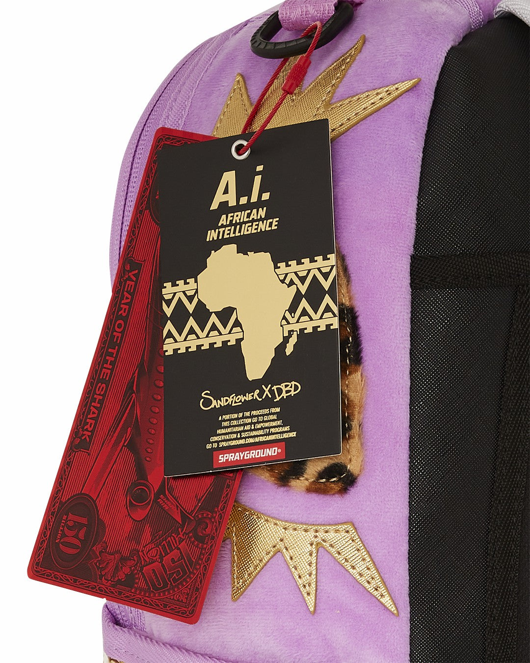 Sprayground - A.I. AFRICAN INTELLIGENCE PARADIGM OF THE PYRAMID BACKPACK - SANDFLOWE